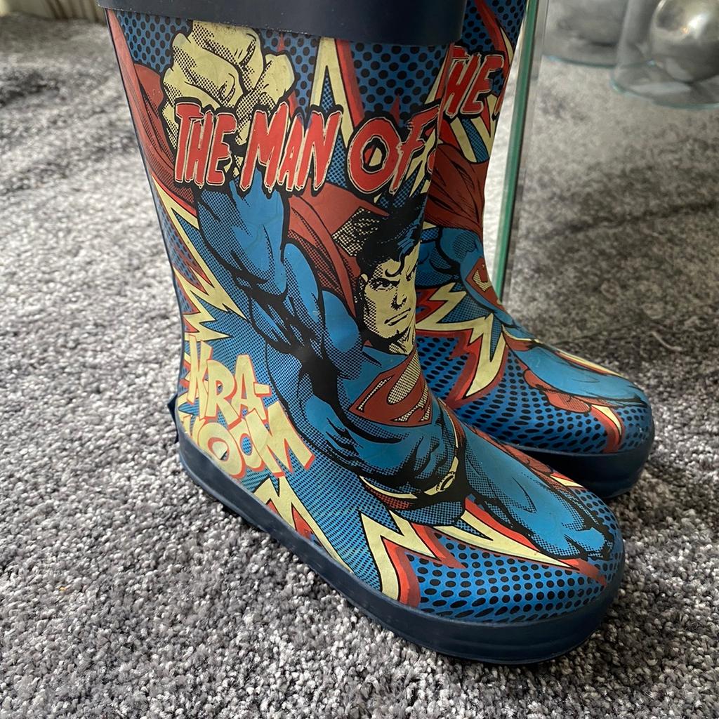 Superman wellies shop