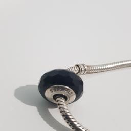 Black and silver charm