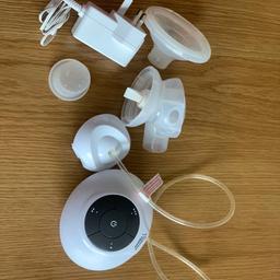 3 speed levels Tommee Tippee electric breast pump hardly used, very effective and highly recommended. All parts are sterilised and ready to use again.
It’s very well looked after and in excellent condition.
Comes without the box.
Any questions, please feel free to ask :-)