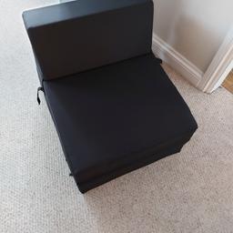 Black Futon in great condition as hardly used. Still in argos for £65. 
From a smoke and pet free home.