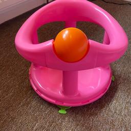 Safety 1st swivel bath seat suitable from 6months+ spins 360.
Brand new bath seat never been used! Only reason it’s out of the box is because my little one ripped the box.
Smoke free home 
** collection only **