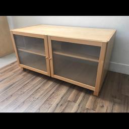 120cm (left to right) x 52cm (top to bottom) x 58.5cm (depth).

Excellent for storing computer games, DVDs, consoles etc. Very spacious indeed. Two removable shelves and new chrome handles.

Cash on collection within 3 days from B90.