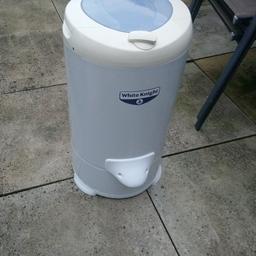 White Knight spin dryer.
Used for a bout 2 months while we moved then just sat in the shed.