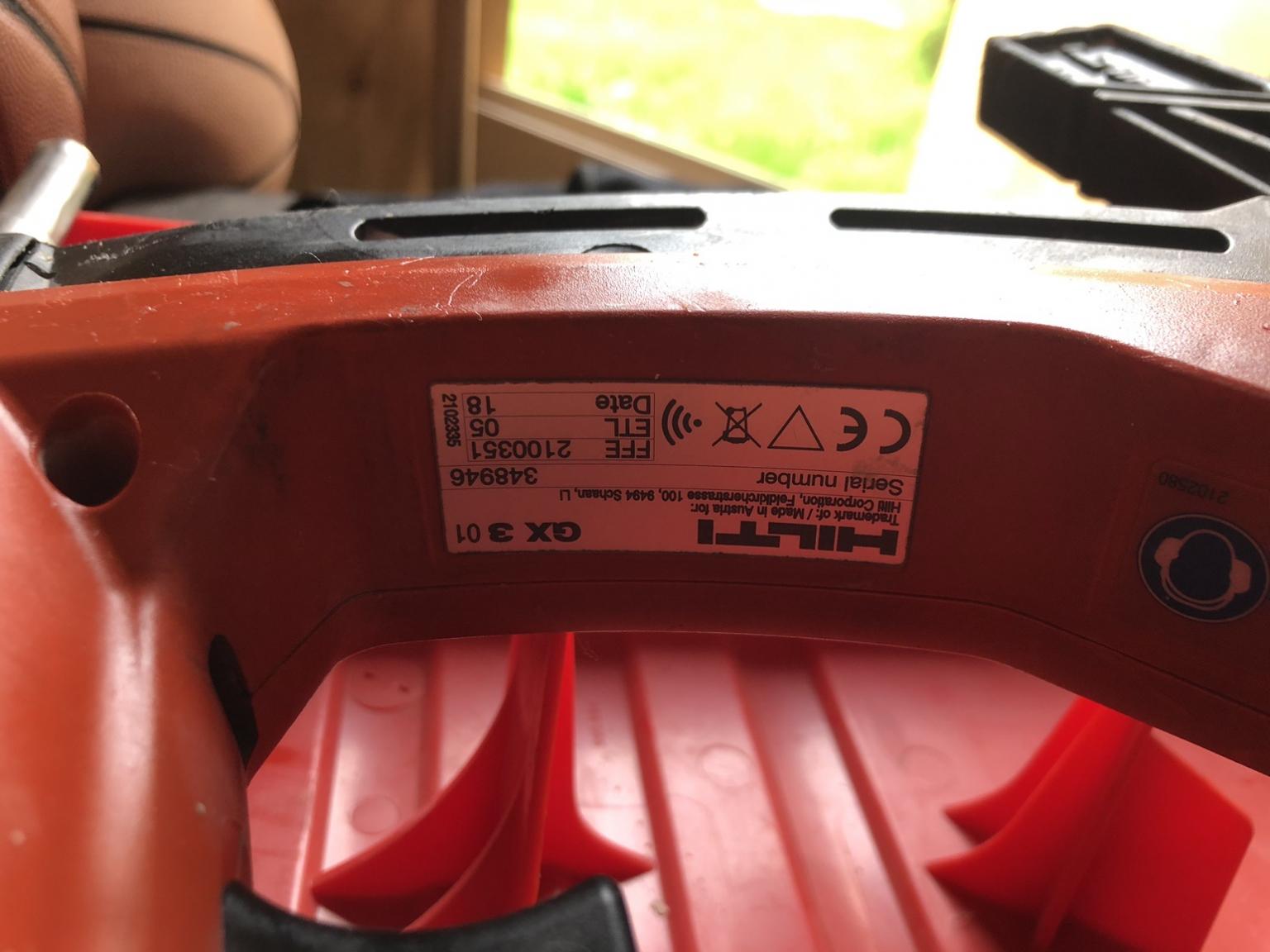 Hilti GX3 gun in London Borough of Barking and Dagenham for £250.00 for