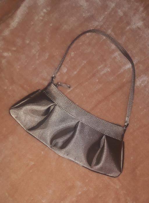 Buy & Sell West Midlands Birmingham - Photos for Silver Satin Grey Clutch Purse Bag