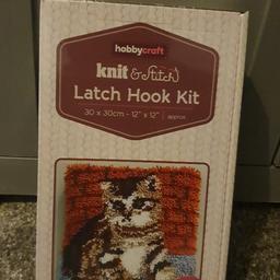 Hobbycraft Latch Hook Kit Unopened 
£12 in Shop - £5
Have had this years in a box, will probably not have time to complete with other projects on the go.

Makes a Pannel Big Enough to Make Into a Cushion.

Pick Up Wf17.