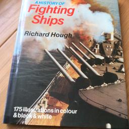 Hardback book historyoffightingships very interesting book collection only Stourportonseven
