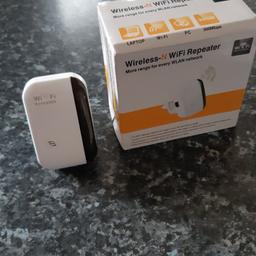 wifi  repeater all working not needed any more. Collection only