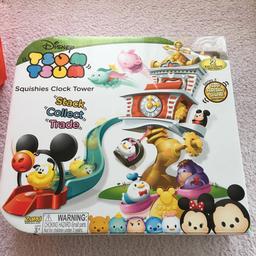 Disney’s Tsum Tsum
Squishes Clock Tower play set 
Includes 2 exclusive Tsum Tsums

Brand new boxed 
No returns please 
No half price offers thank you 😊