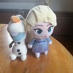 Verkaufe Stoffetier Elsa und Olaf kaum benützt