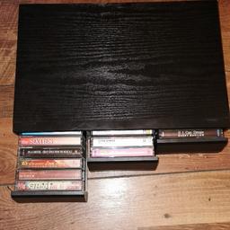 Cassette Tape Storage Box & 36 Cassette Very good condition
No offers 
Cash on collection