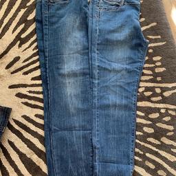 New Look women's Shaper Jeans. Perfect for every day wear. 1st pair 72cm inside leg . 2nd pair 67cm (cropped)
