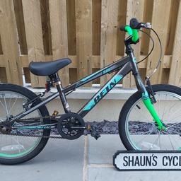 Childs Bike in good used condition and in full working order 18 inch wheels 9 inch frame fitted with a brand new saddle single speed for ages 5-7
£40 ono Almondbury Huddersfield