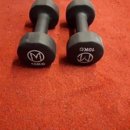 selling pair of dumbells. in good condition.  great for biceps.