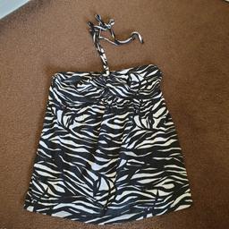 Ladies size 12 top from Asda George. Halter neck, can be done in a bow and strapless. New. Collection only from WS9 Aldridge. No PayPal.