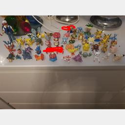roughly 50 vintage pokemon figures from the 90s made mainly by Tomy baring the TOMY CGTSJ markings on them. there may be a few which are not tomy in the batch but the rest are all Tomy and in excellent pristine condition as you can see from the pictures. selling only as a whole batch and will not separate.  works out at just 2 quid a figure beating Ebay prices which start around 4 to 5 quid a figure at least. grab this bargain while they are available.