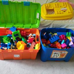 A big lot of megablocks for sale including truck with sound's, lots of building options. Orange box not included. collection only from Edmonton green n9