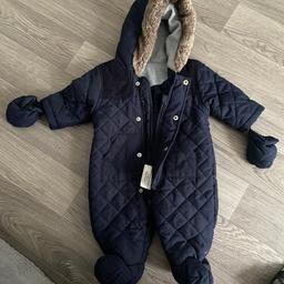 Baby’s snow suit
Age 0-3 months 
Collection Clapham junction or can post for extra