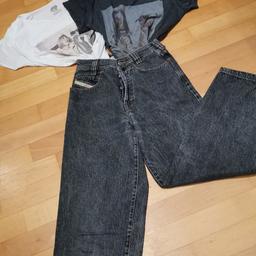 Klamottenpaket
Vintage Jeans Saddle Grösse 27
29,00Euro
Shirt BOOM BAP
Weiss
Paket 3Teile 39,00

Abholung oder Versand bei Kostenübernahme von 4.90 möglich, keine Garantie und keine Rücknahme da Privatverkauf