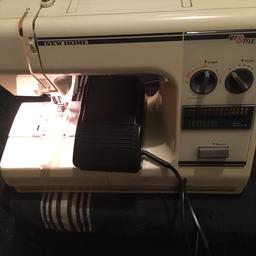 A superb New Home sewing machine in as new condition comes with the foot pedal power supply and bobbins needles and loads attachments presser feet etc
Cost over £200 when bought
Collection only due to weight
Grab a bargain
£60.00 reduced again
Collection from Ng17 7ab only hence give away price
