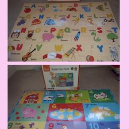 Viga Wooden Floor Puzzles - as new condition