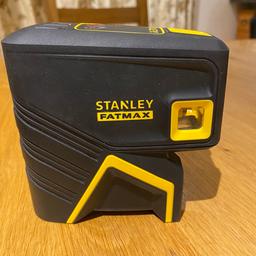 Stanley professional laser level. This was bought but then I retired and it was put on the shelf, only used a couple of times, works brilliantly, I have put new batteries in it. It comes complete as you can see in the photos and is like new. Postage with Royal Mail signed for is included. XMAS SALE SALE SALE. REDUCED