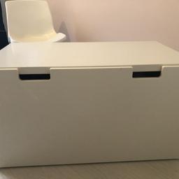 Kids white trunk box little chipped on door pick up only £20