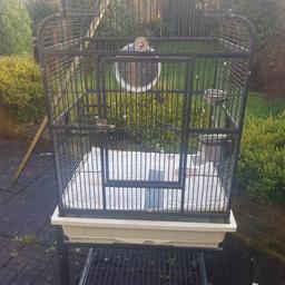 parrot cage good condition text for more information