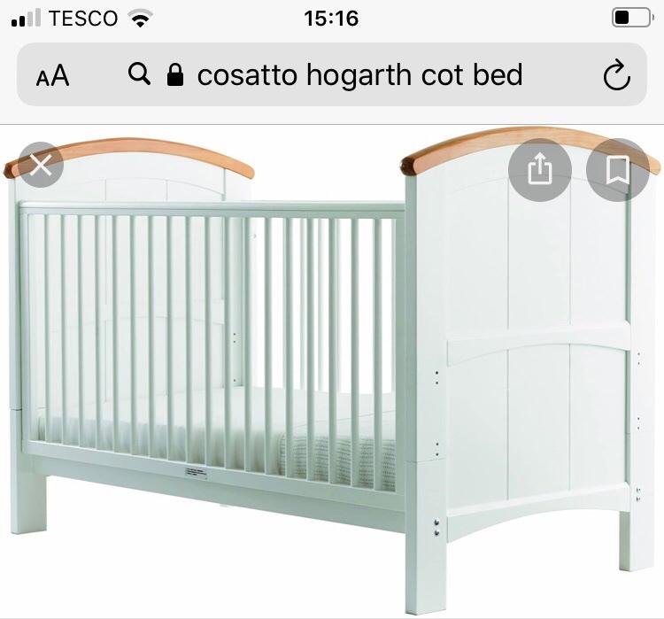 Cosatto hogarth cot sales bed