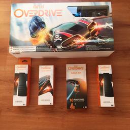 Anki overdrive starter kit used once with 4 brand new attachments never used great condition