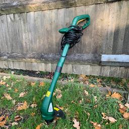 In great condition, used only once to be tested. Works just fine, will serve its new owner well.

Simple & light grass trimmer, perfect for small garden.