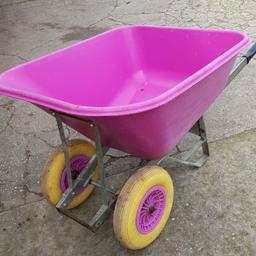 pink 200 litre wheelbarrow
well looked after