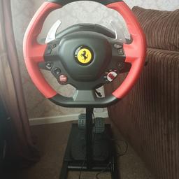 I have a steering wheel peddles and stand with this combo offer very good condition hardly used cleaned and ready to use