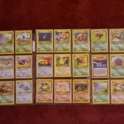 Includes 1 x holo and 4 x non holo French First editions.  Also includes 4 x Holos.

total number of cards 44.

Never played with - kept in plastic wallets for the past 20 years and are regarded as near mint/mint.  some are worthy of PSA.

prefer collection only but will post (buyer pays) £4.00 proof of postage.