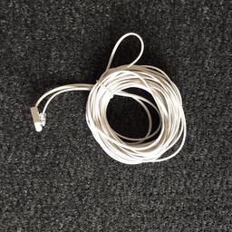 10 metre phone cable for landline - cordless phone base to socket
