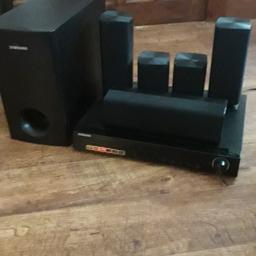 this Samsung surround can only be used for surround only has it doest read the discs ,I have only used it for surround only through tv/sky and bluetooth