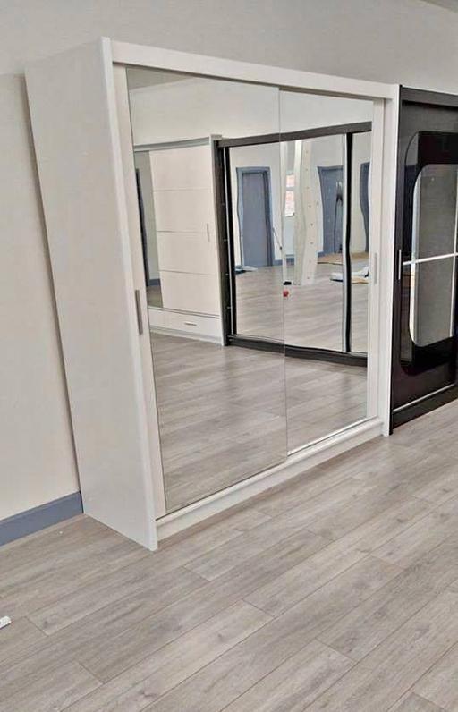 Buy & Sell West Midlands Birmingham - Photos for NEW CHICAGO 2 SLIDING MIRROR DOOR WARDROBE