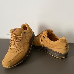 Nike Air Max 1 Flax Trainers. Hardly worn. Size 10.5. In box