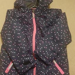 H&M padded warm winter jacket with fleece inside and detachable hood. In good used condition.