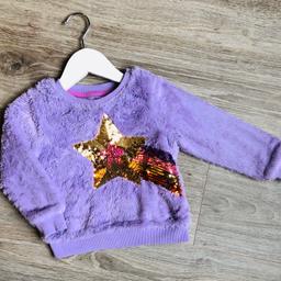 Baby girl star jumper 
18 months (but smaller in size) 

Thanks x