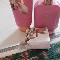 ted baker body wash 200ml full 
ted baker body lotion 250ml full
ted baker soap unopened 

collection from b68