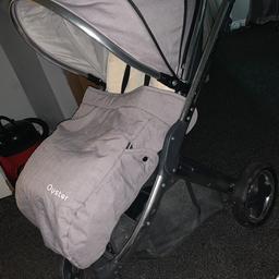 has scratches to frame due to use obviously.
Comes with foot cover, rain cover and also a mosquito net and a oyster fur liner no bumper bar.
I love this pushchair but doesn’t get used as i have a new stroller.
£20 need gone 
 b34