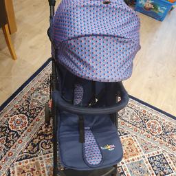 stroller used but in good condition. suitable upto 20 kg. very light and smooth in pushing.