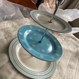 A beautiful Laura Ashley 3 tier sandwich and cake stand and great condition. Collection only.