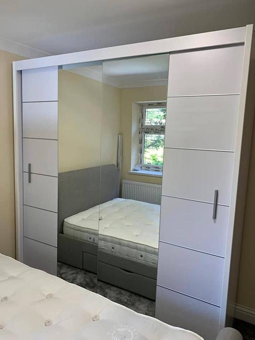 Buy & Sell West Midlands Birmingham - Photos for NEW LISBON SLIDING DOOR WARDROBE AVALABLE NOW