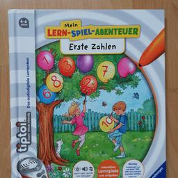 Tiptoi Buch Erste Zahlen Mein Lern-Spiel-Abenteuer, sehr guter Zustand, wenig benutzt.