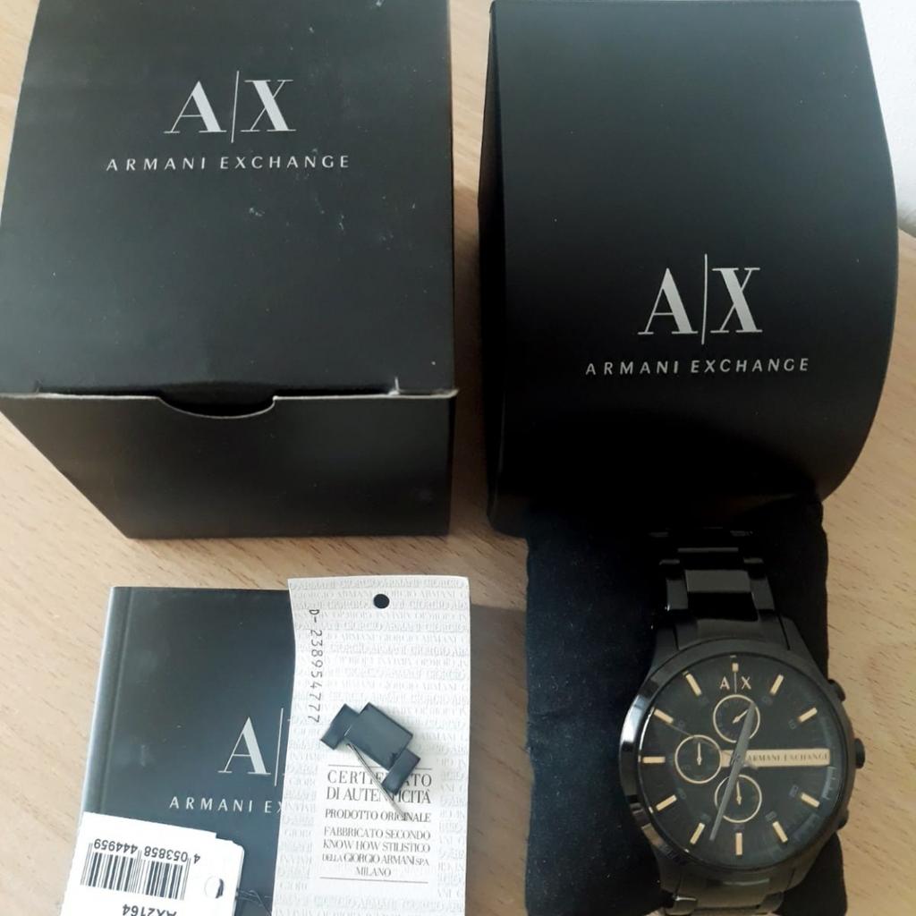 AX2164 Armani Exchange Black Watch in B24 Birmingham for 120.00