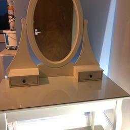 100 x 50cm dressing table with mirror. bought for £160