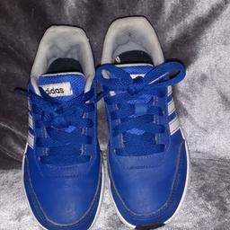 Blue adidas trainers, only worn a few times. Good condition. Collection only