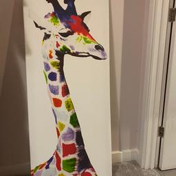 Wall hang giraffe painting